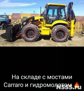 Экскаватор-погрузчик SHANMON 388H II мосты CARRARO Карраро фото 11